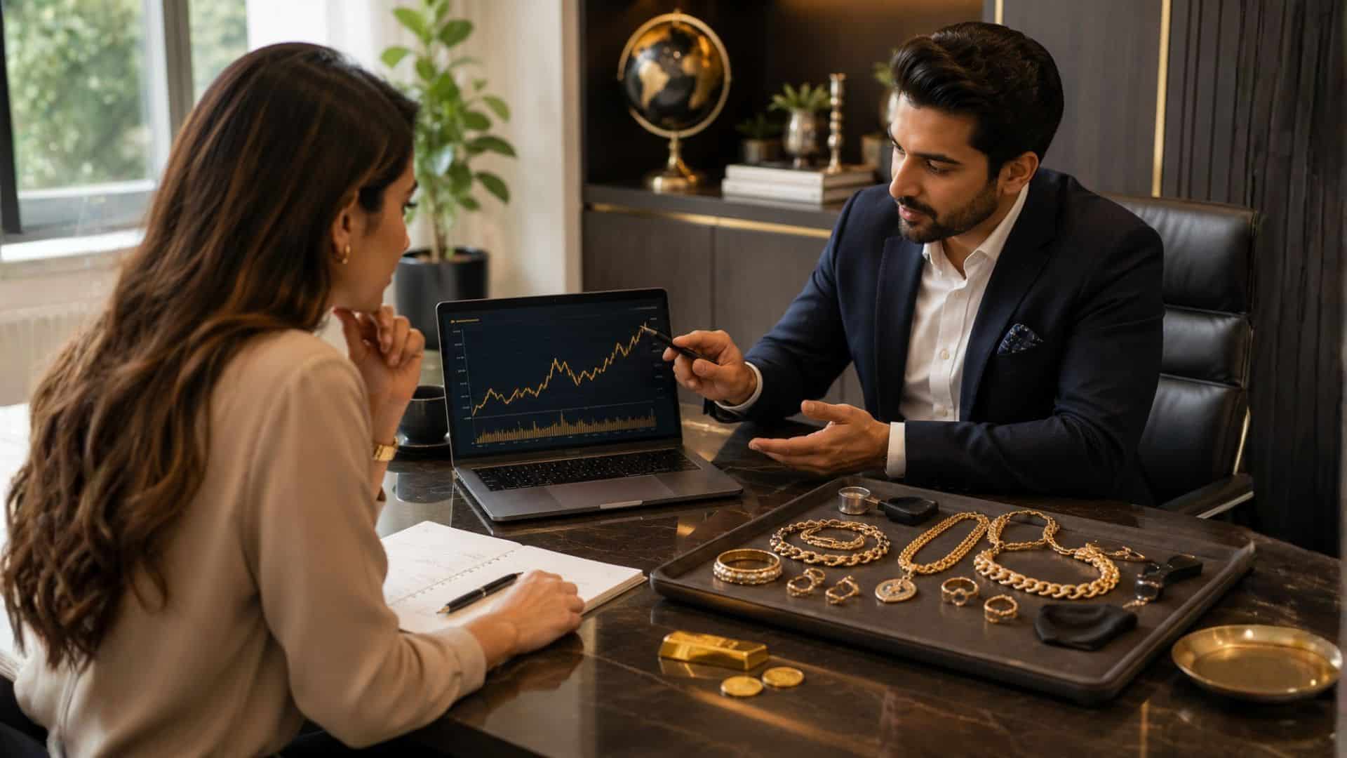 online gold trading vs selling gold