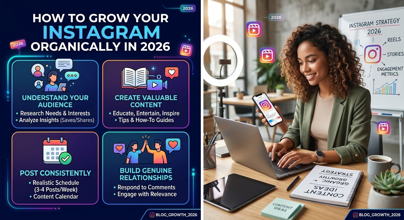 Instagram marketing: How to Grow instagram Organically in 2026